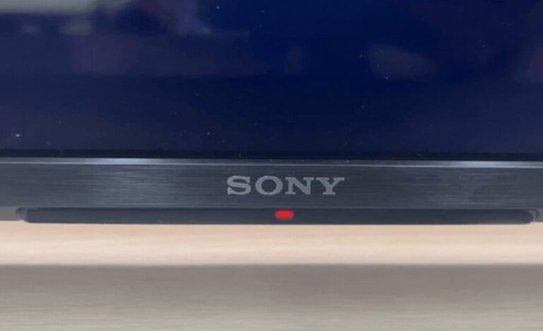 Sony TV Blinking Red Light 6 Times: Fix