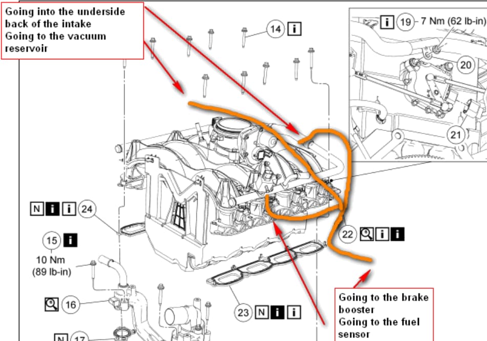 Ford Triton 5.4 Vacuum Hose Diagram Picture