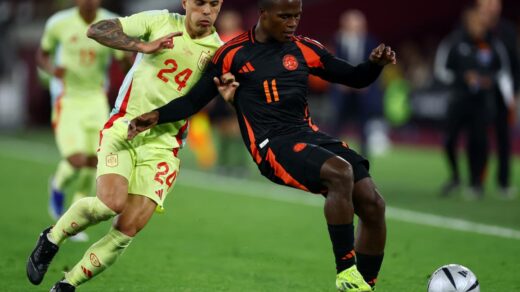 Spain National Football Team vs Colombia National Football Team Lineups